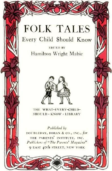 Folk Tales Every Child Should Know